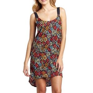 Hurley high low button back dress